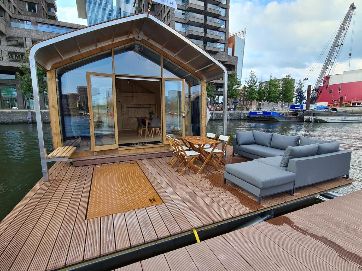 Villa Wikkelboats At Floating Rotterdam Rijnhaven Exterior foto