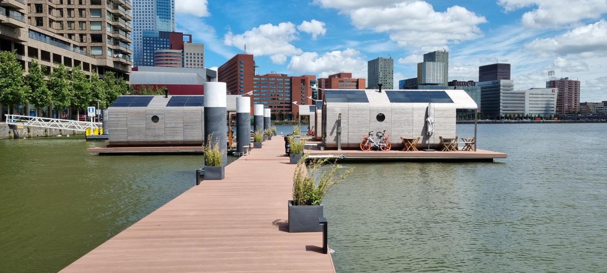 Villa Wikkelboats At Floating Rotterdam Rijnhaven Exterior foto